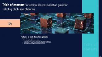 Comprehensive Evaluation Guide For Selecting Blockchain Platforms BCT CD Impressive Customizable