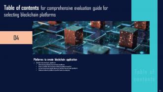 Comprehensive Evaluation Guide For Selecting Blockchain Platforms BCT CD Analytical Customizable