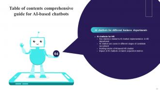 Comprehensive Guide For AI Based Chatbots Powerpoint Presentation Slides AI CD V Best Researched