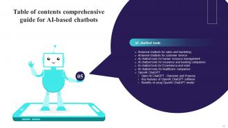 Comprehensive Guide For AI Based Chatbots Powerpoint Presentation Slides AI CD V Attractive Researched