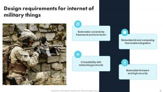 Comprehensive Guide For Applications Of IoT In Defense And Military Powerpoint Presentation Slides IoT CD Editable Impressive