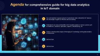 Comprehensive Guide For Big Data Analytics In IoT Domain Powerpoint Presentation Slides IoT CD Aesthatic Good