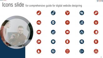 Comprehensive Guide For Digital Website Designing Powerpoint Presentation Slides Customizable Aesthatic