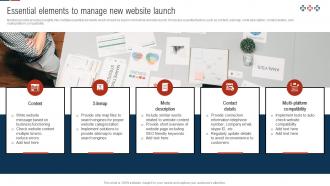 Comprehensive Guide For Digital Website Essential Elements To Manage New Website Launch