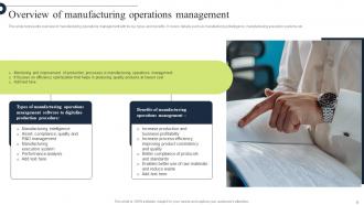Comprehensive Guide For Implementation Of Manufacturing Operation Management Strategy CD V Informative Ideas