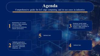 Comprehensive Guide For Iot Edge Computing And Its Use Case In Industries Powerpoint Presentation Slides IoT CD Analytical Colorful