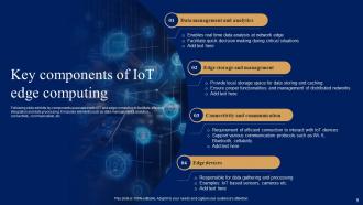 Comprehensive Guide For Iot Edge Computing And Its Use Case In Industries Powerpoint Presentation Slides IoT CD Engaging Colorful