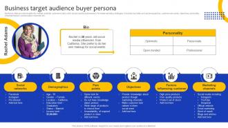 Comprehensive Guide For Marketing Business Target Audience Buyer Persona Strategy SS