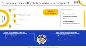 Comprehensive Guide For Marketing Overview Of Personal Selling Strategy For Customer Strategy SS