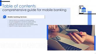 Comprehensive Guide For Mobile Banking Powerpoint Presentation Slides Fin CD V Editable Best