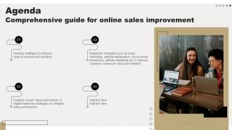 Comprehensive Guide For Online Sales Improvement Powerpoint Presentation Slides Multipurpose Image