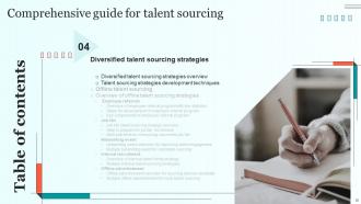 Comprehensive Guide For Talent Sourcing Powerpoint Presentation Slides Captivating Template