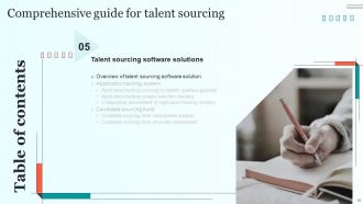 Comprehensive Guide For Talent Sourcing Powerpoint Presentation Slides Captivating Slides