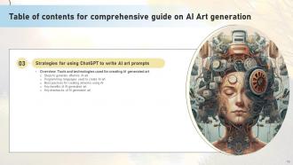 Comprehensive Guide On AI Art Generation Chatgpt CD V Analytical Images