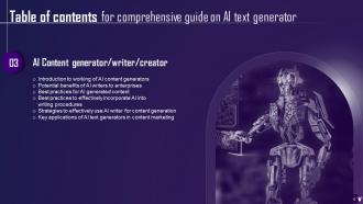 Comprehensive Guide On AI Text Generator Powerpoint Presentation Slides AI CD Designed Unique
