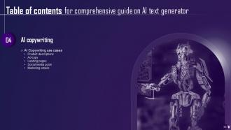 Comprehensive Guide On AI Text Generator Powerpoint Presentation Slides AI CD Slides Content Ready