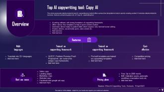 Comprehensive Guide On AI Text Generator Powerpoint Presentation Slides AI CD Downloadable Content Ready