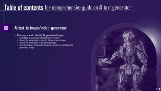 Comprehensive Guide On AI Text Generator Powerpoint Presentation Slides AI CD Professional Content Ready