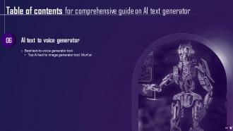 Comprehensive Guide On AI Text Generator Powerpoint Presentation Slides AI CD Pre-designed Content Ready
