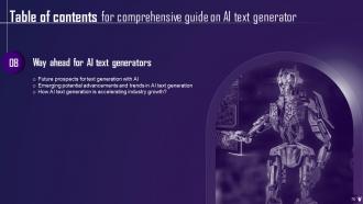 Comprehensive Guide On AI Text Generator Powerpoint Presentation Slides AI CD Ideas Editable