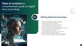 Comprehensive Guide On Digital Twins Technology BCT CD Good Visual