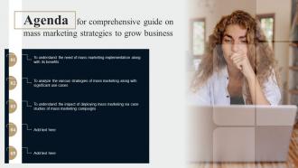 Comprehensive Guide On Mass Marketing Strategies To Grow Business MKT CD Aesthatic Image