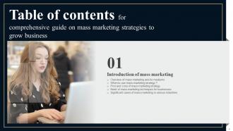 Comprehensive Guide On Mass Marketing Strategies To Grow Business MKT CD Adaptable Image
