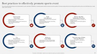 Comprehensive Guide On Sports Event Marketing Plan Complete Deck Strategy CD Interactive Aesthatic