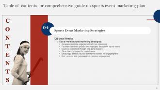 Comprehensive Guide On Sports Event Marketing Plan Complete Deck Strategy CD Attractive Aesthatic