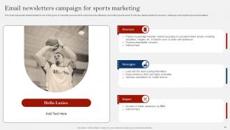 Comprehensive Guide On Sports Event Marketing Plan Complete Deck Strategy CD Images Engaging