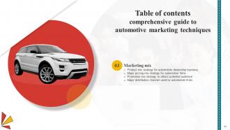 Comprehensive Guide To Automotive Marketing Techniques Powerpoint Presentation Slides Strategy CD V Attractive Appealing