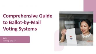 Comprehensive Guide To Ballot By Mail Voting Systems PPT Example ST AI