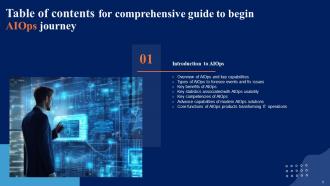 Comprehensive Guide To Begin AIOps Journey Powerpoint Presentation Slides AI CD V Template Interactive