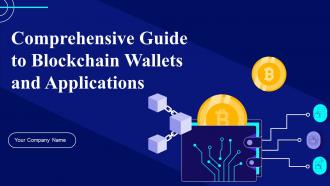 Comprehensive Guide To Blockchain Wallets And Applications BCT CD