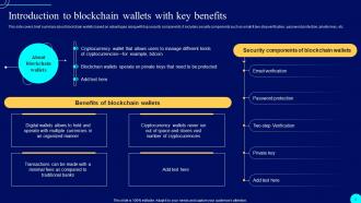 Comprehensive Guide To Blockchain Wallets And Applications BCT CD Compatible Good