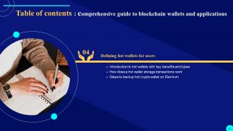 Comprehensive Guide To Blockchain Wallets And Applications BCT CD Pre-designed Good