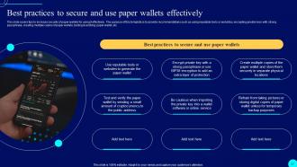 Comprehensive Guide To Blockchain Wallets And Applications BCT CD Editable Content Ready