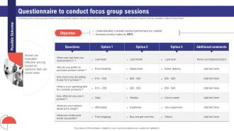 Comprehensive Guide To Effective Business Questionnaire To Conduct Focus Group