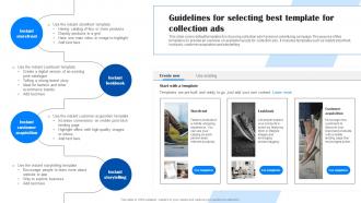 Comprehensive Guide To Facebook Guidelines For Selecting Best Template MKT SS