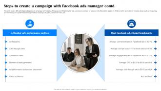 Comprehensive Guide To Facebook Steps To Create A Campaign With Facebook Ads Manager MKT SS Captivating Idea