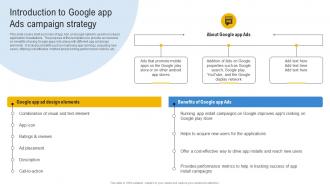 Comprehensive Guide To Google Introduction To Google App Ads Campaign Strategy MKT SS V
