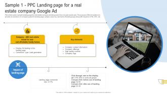 Comprehensive Guide To Google Sample 1 Ppc Landing Page For A Real Estate Company MKT SS V