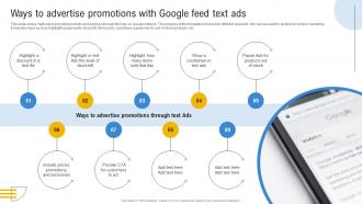 Comprehensive Guide To Google Ways To Advertise Promotions With Google Feed Text Ads MKT SS V