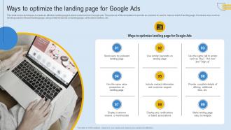 Comprehensive Guide To Google Ways To Optimize The Landing Page For Google Ads MKT SS V