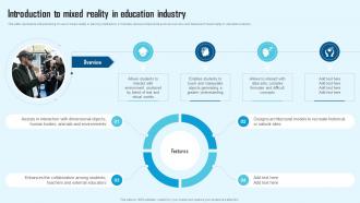 Comprehensive Guide To Mixed Introduction To Mixed Reality In Education Industry TC SS