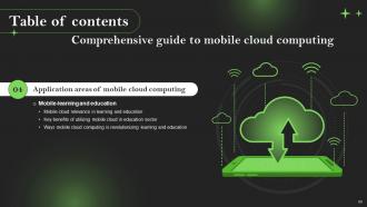 Comprehensive Guide To Mobile Cloud Computing Powerpoint Presentation Slides Idea Content Ready