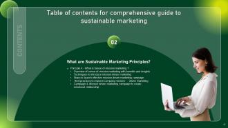 Comprehensive Guide To Sustainable Marketing Powerpoint Presentation Slides MKT CD Colorful Content Ready