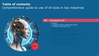 Comprehensive Guide To Use Of AI Tools In Top Industries Powerpoint Presentation Slides AI CD V Good Impressive