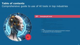 Comprehensive Guide To Use Of AI Tools In Top Industries Powerpoint Presentation Slides AI CD V Designed Impressive