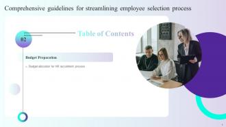Comprehensive Guidelines For Streamlining Employee Selection Process Complete Deck Impressive Aesthatic